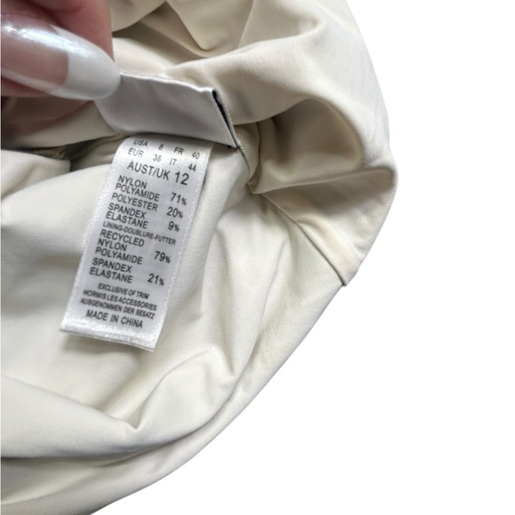 JETS AUSTRALIA Ravello plunge one piece  olive swimsuit size 8 NWT - Picture 10 of 11